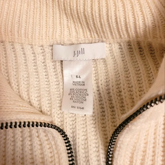 J Jill Poncho Ribbed Knit Sweater - Picture 2 of 12